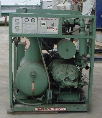 Rotary screw air compressor. gardner-denver 60 hp