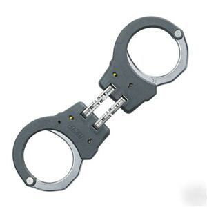 New asp black tactical hinged steel police handcuffs 