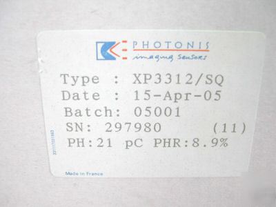 New in box photonis photomultiplier tube XP3312/sq