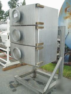 Oven, market forge, mdl. a-1, s/st, 3 section,