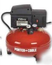 Porter cable 150PSI 6GAL 1.5HP pancake air compressor