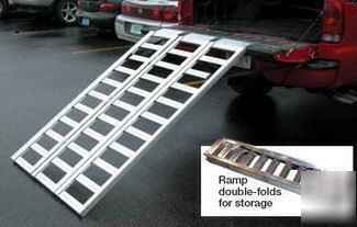 Vestil folding aluminum truck ramp