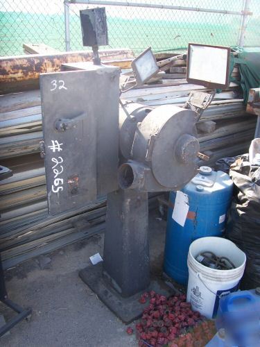 Three phase industrial dual wheel metal grinder