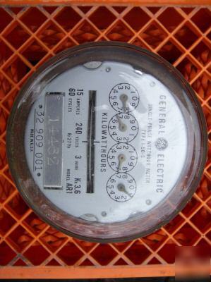 Used general electric, electric meter ( model-1-60- s)