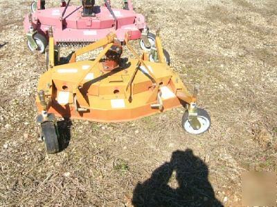 4' finishing mower, with 3 point hitch.