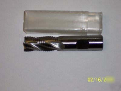 New - M42 cobalt roughing end mill 4 flute 9/16