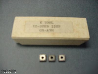 10PC speb-220P grade A3M k-tool insert