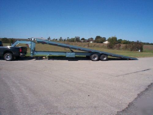 Container delivery trailer by brute trailers