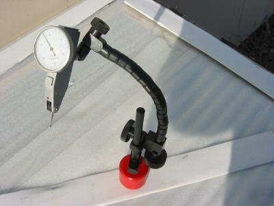 Flexible flex magnetic base indicator holder like snake