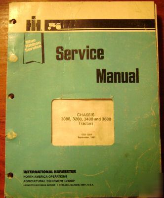 Ih 3088 3288 3488 & 3688 tractor service repair manual 