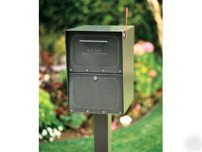 Mailbox oasis jr. locking w/free post & lettering