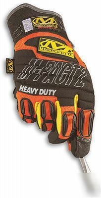 Mechanix m-pact 2 gloves orange large