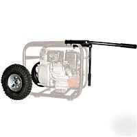 Wheel kit for water trash & sludge pumps and generators