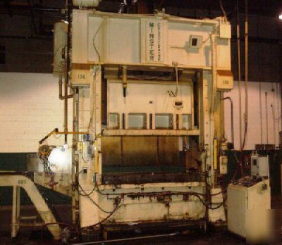 300 ton minster E2-300-84-42 ssdc press, reduced #2089