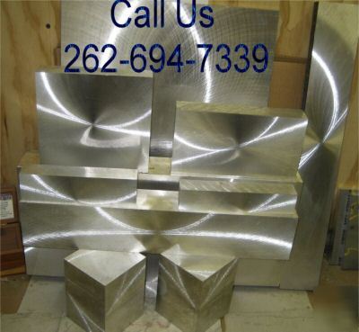 Aluminum fortalÂ® plate 2.237 x 7 1/8 x 8 ground 2 sides