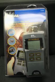 New ideal vdv multimedia cable tester kit #33-856 