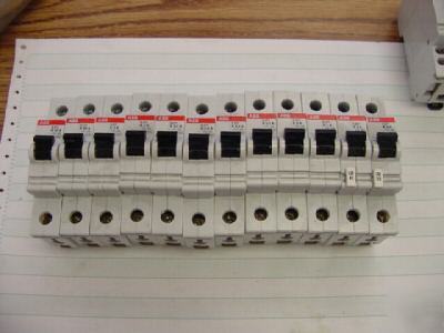 Abb vde 0660 circuit breakers, 12. pieces see list <