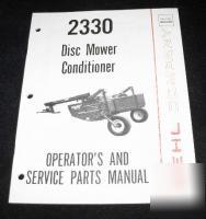 Gehl implement disc mower conditioner 2330