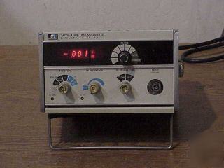 Hp #3403A true rms voltmeter
