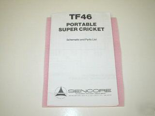 Sencore TF46 schematic - FORM2096