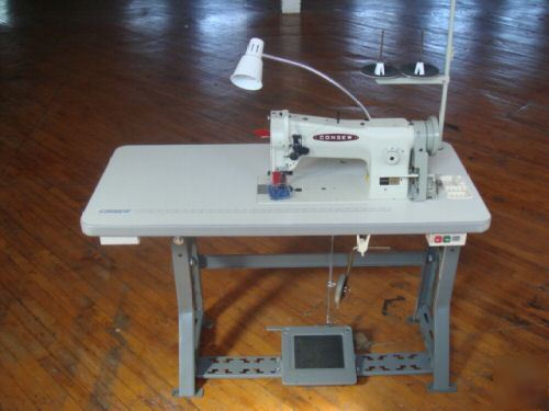  consew industrial walking foot sewing machine leather