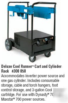 Miller 300050 deluxe cool runner cart & cylinder rack
