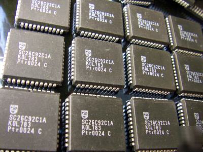 Phillips SC26C92C1A dual uart 44 pin plcc 26C92