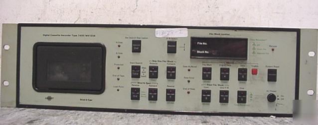 Bruel kjaer digital cassette recorder 7400 *faulty*