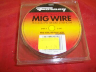 Forney mig wire. .035 high strength steel. 2 lbs.