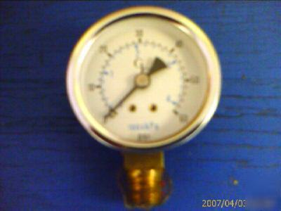 Hydraulic dry pressure guages/gage 100 psi