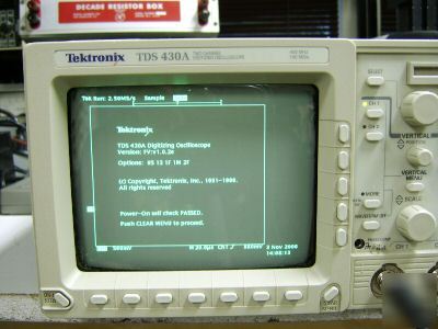 Tektronix tds 430A TDS430A digital scope, calibrated