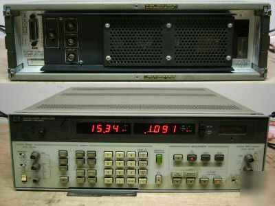 Hp 8903B audio analyzer with c-message weighting