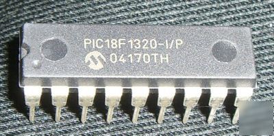 Microchip PIC18F1320-i/p (industrial grade 18 pin dip)