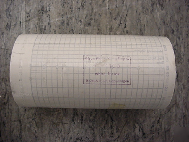 New bruel kjaer roll of 60 m recording paper qp 1130 * *