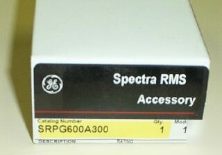Ge spectra circuit breaker rating plug SRPG600A300