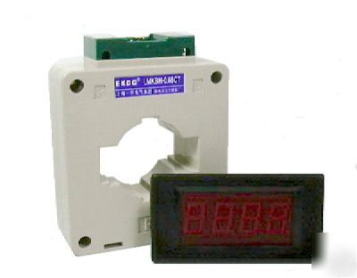 Ac 0-500A digital led amp current meter w/ transformer