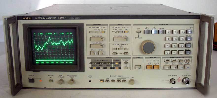 Anritsu MS710F spectrum analyzer 10KHZ-23GHZ