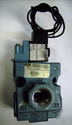 Mac air valve 912A-pm-111BA 25 to 150 psi 120 vac 