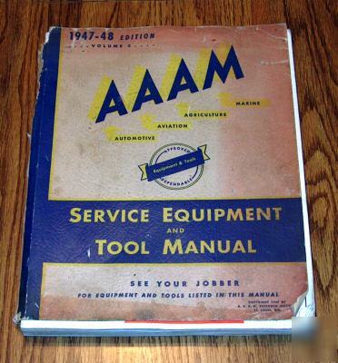 Service equipment and tool manual 1947-1948 st louis mo