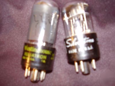 Radio tubes and accessories tubes 6V6-6H6-total 2