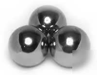 Three 25MM dia. 304 stainless steel bearing balls