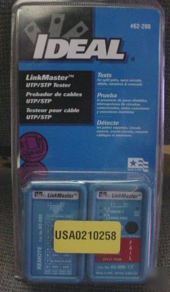 New ideal linkmaster 62-200 sealed package