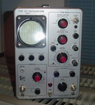 Tektronix 317 dc to 10 mhz portable oscilloscope 2897