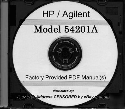 Agilent hp 54201A 54201D operating & programming manual