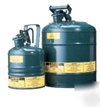 Justrite type i safety can - 5 gallon (green)