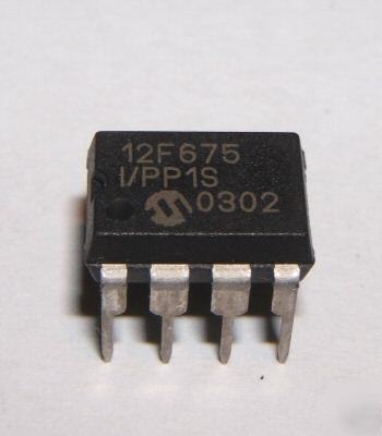 Microchip pic PIC12F675 ip dip 8-bit flash mcu 8PIN dip
