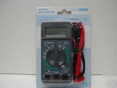 New multimeter, dmm, miniature with transistor test 