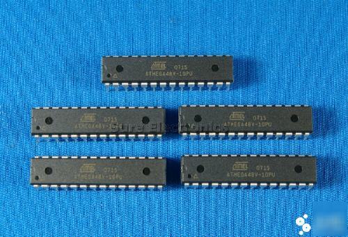 5X atmel ATMEGA48V-10PU avr 8-bit microcontroller chip