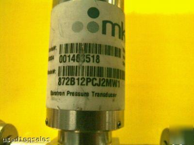 Mks baratron pressure transducer series 872B vacuum