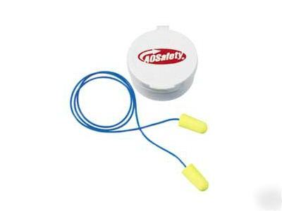 New ao safety disposable corded e-a-r plugs = 